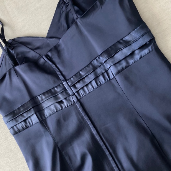 RW&CO Removable Straps / Strapless Navy Party Dress - 12 - Picture 6 of 13